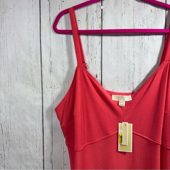 Michael Kors Tie Dyed V Neck Coastal Maxi Sundress Sleeveless Spaghetti Strap - Picture 3 of 15